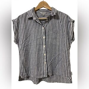 Orvis Classic Blue and White Striped Shirt